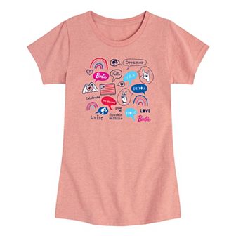 Girls 7-16 Barbie® Americana Doodles T ee