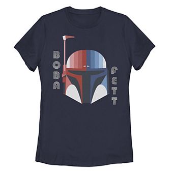 Disney's Star Wars Junior's Boba Fett Helmet Graphic Tee