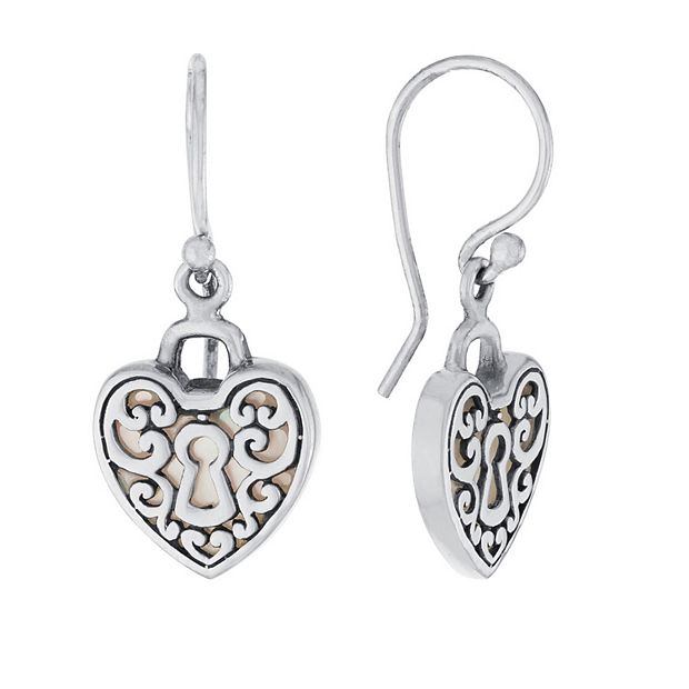 Kohls heart store earrings