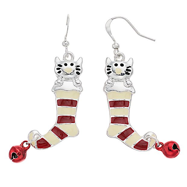 Cat earrings outlet kohls