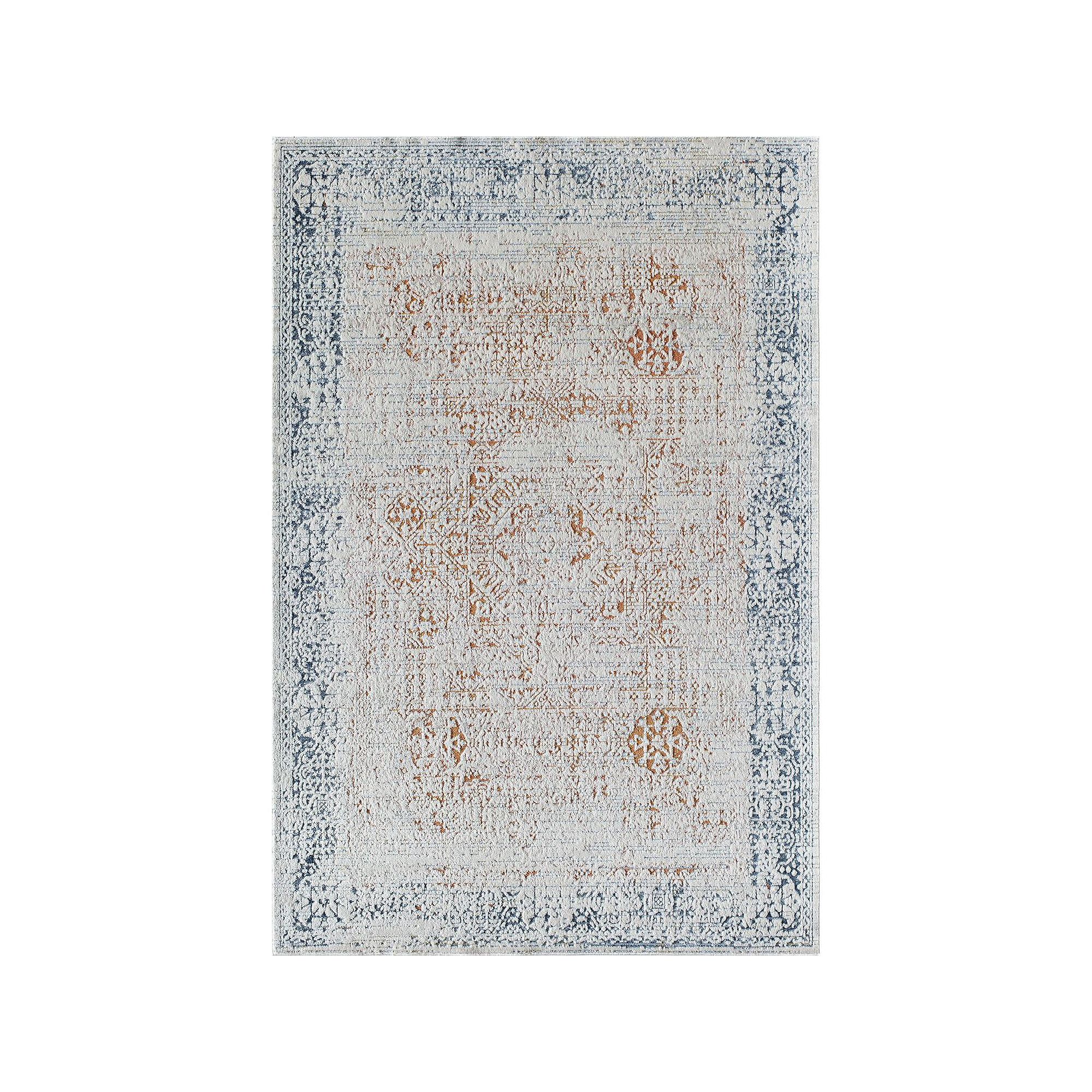 Rugs America Prescott Vintage Marigolden Print Area Rug, Stay Marigolden