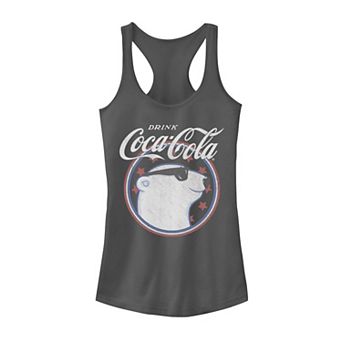 Juniors' Coca-Cola Polar Bear Drink Coca Cola Racerback Tank Top