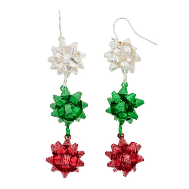 Kohls shop christmas earrings