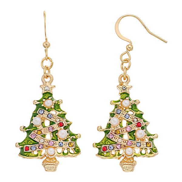 Kohls christmas earrings sale