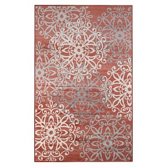 Superior Leigh Modern Floral Medallion Indoor Area Rug