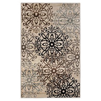 Superior Leigh Modern Floral Medallion Indoor Area Rug