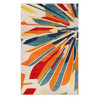 Superior Modern Geometric Abstract Indoor Outdoor Area Rug