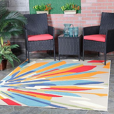 Superior Modern Geometric Abstract Indoor Outdoor Area Rug