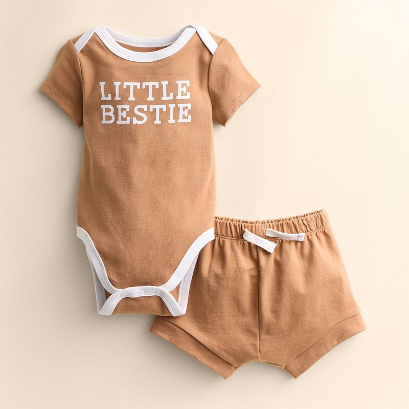 Baby & Toddler Little Co. by Lauren Conrad Organic Bodysuit & Shorts Set, T