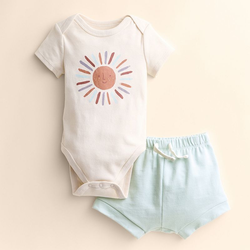 Baby & Toddler Little Co. by Lauren Conrad Organic Bodysuit & Shorts Set, T