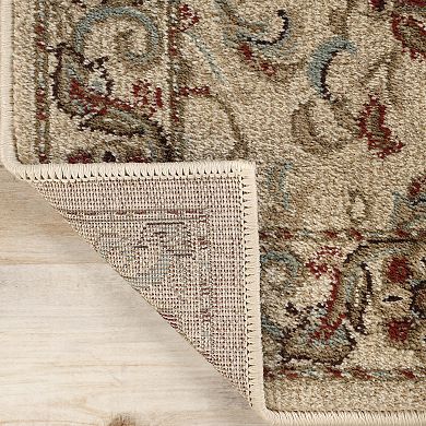 Superior Heritage Traditional Floral Scroll Indoor Area Rug