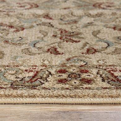 Superior Heritage Traditional Floral Scroll Indoor Area Rug