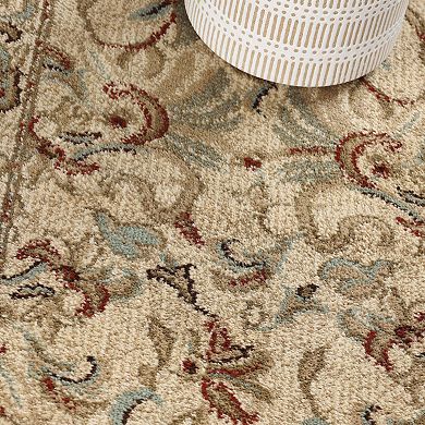 Superior Heritage Traditional Floral Scroll Indoor Area Rug