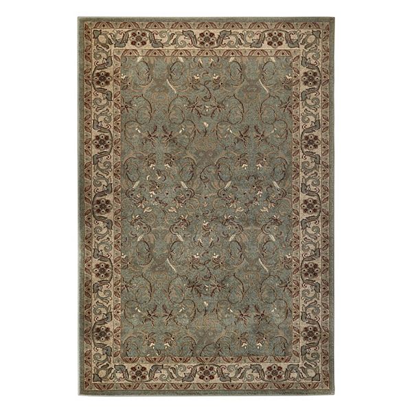 Superior Heritage Traditional Floral Scroll Indoor Area Rug