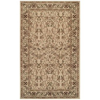 Superior Heritage Traditional Floral Scroll Indoor Area Rug
