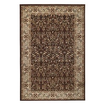 Superior Heritage Traditional Floral Scroll Indoor Area Rug