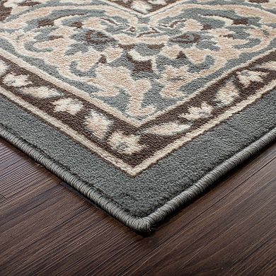 Superior Glendale Traditional Ornate Floral Medallion Indoor Area Rug