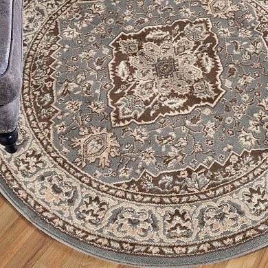 Superior Glendale Traditional Ornate Floral Medallion Indoor Area Rug