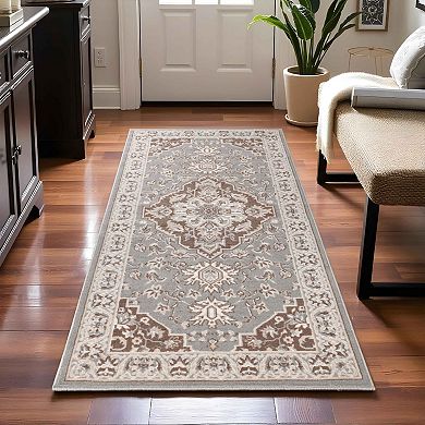 Superior Glendale Traditional Ornate Floral Medallion Indoor Area Rug