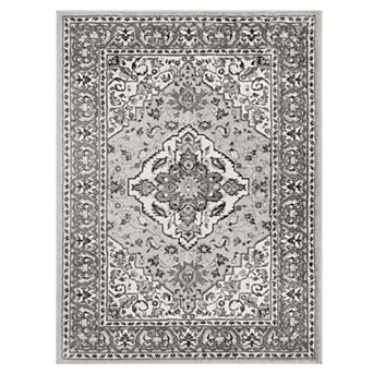 Superior Glendale Traditional Ornate Floral Medallion Indoor Area Rug