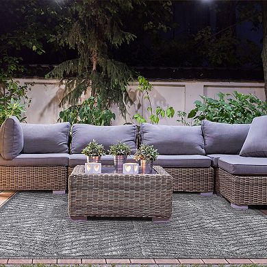 Superior Abstract Geometric Modern Indoor Outdoor Area Rug