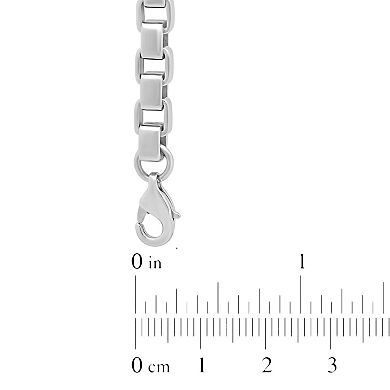 Steel Nation Men's Stainless Steel Box Link Chain Necklace