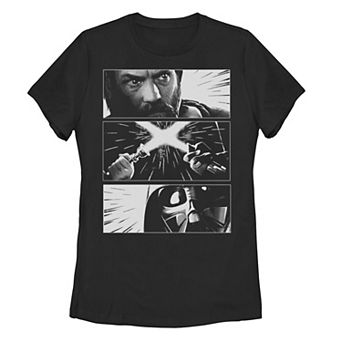 Juniors' Star Wars Obi-Wan Kenobi Vader Obi Wan Stare Clash Tee