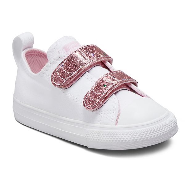 Baby girl converse clearance glitter shoes