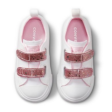 Converse Chuck Taylor All Star 2V Glitter Baby / Toddler Girls' Shoes