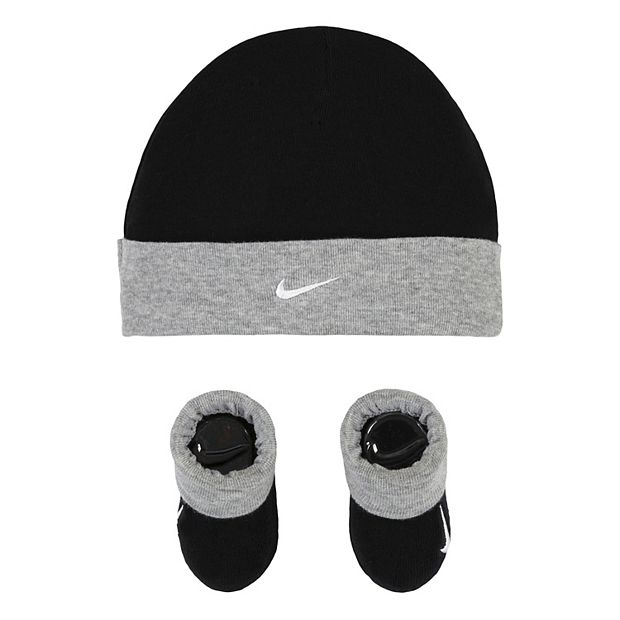 Newborn Baby Nike Swoosh Hat Booties Set