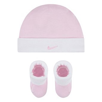 Newborn Baby Nike Swoosh Hat & Booties Set