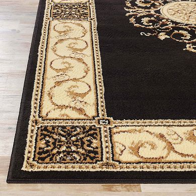 Superior Classic Elegant Medallion Indoor Area Rug