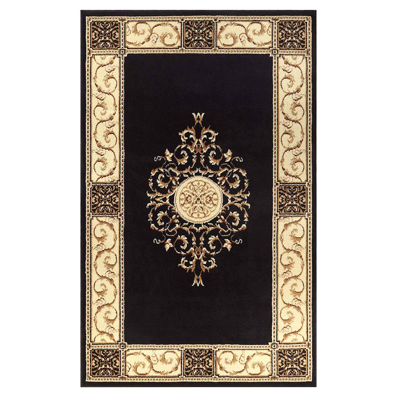 UPC 190052042728 product image for Superior Classic Elegant Medallion Indoor Area Rug, Brown | upcitemdb.com