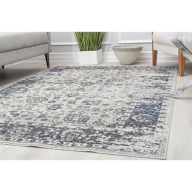 Rugs America Prescott Atlantic Faded Area Rug
