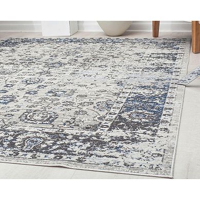 Rugs America Prescott Atlantic Faded Area Rug