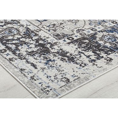 Rugs America Prescott Atlantic Faded Area Rug