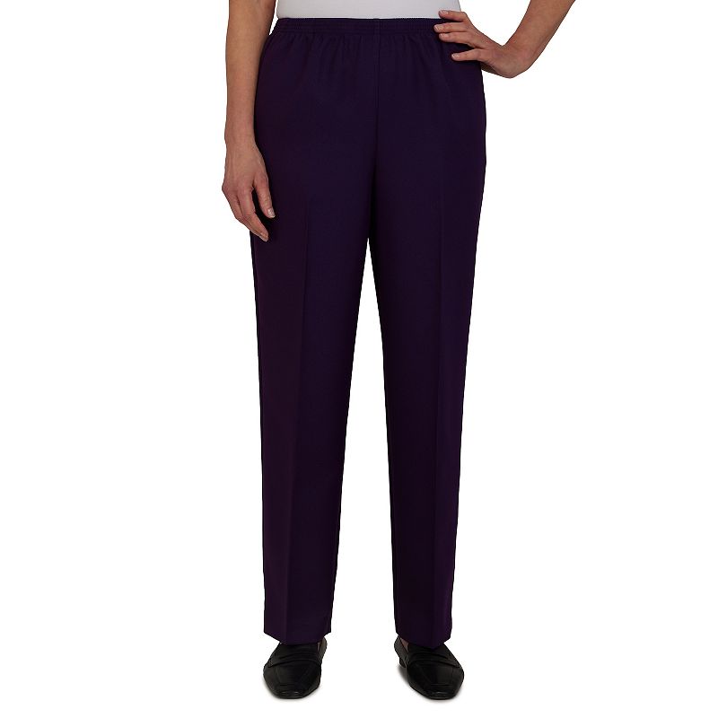 Plus Size Alfred Dunner Classics Pull-On Straight-Leg Pants, Womens, Size: