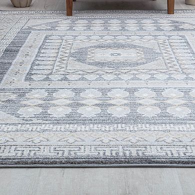 Rugs America Hailey Vintage Abstract Area Rug