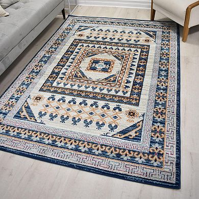 Rugs America Hailey Vintage Abstract Area Rug