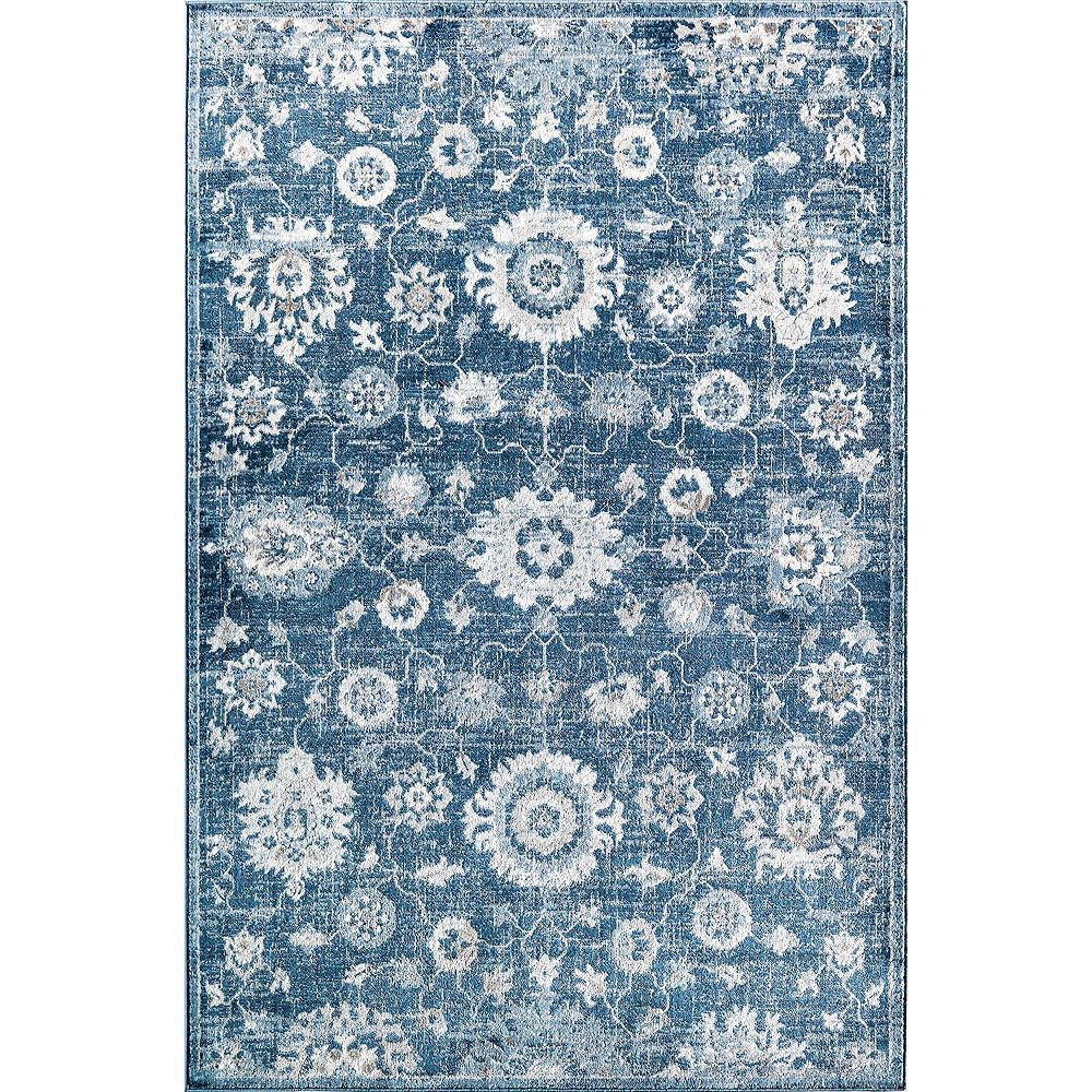 Rugs America Samina Bold Faded Floral Print Area Rug