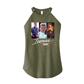 Juniors' Top Gun "Iceman" High Neck Tank Top