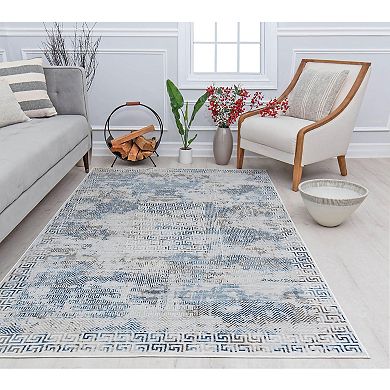Rugs America Samina Vintage Abstract Area Rug