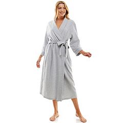 Metropolitan Womens Long Sleeve Flannel Nightgown Zippered Housecoats for  Women - Navy, Small at  Women's Clothing store