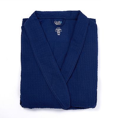 Plus Size Croft & Barrow Waffle-Knit Kimono Robe