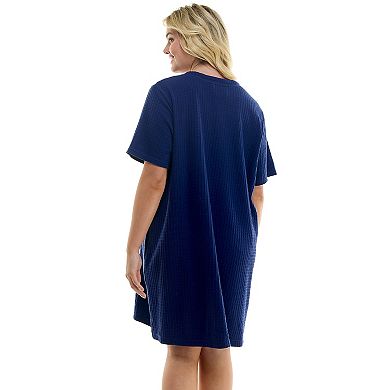 Plus Size Croft & Barrow® Zip Front Robe