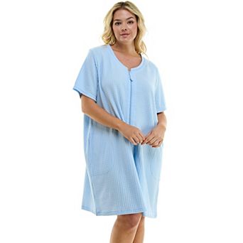 Plus Size Croft & Barrow® Zip Front Robe