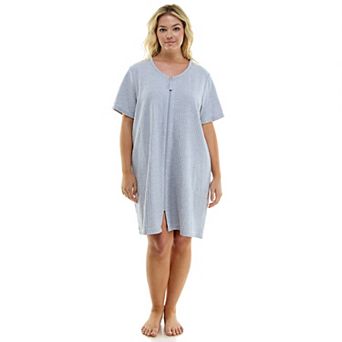 Plus Size Croft & Barrow® Zip Front Robe