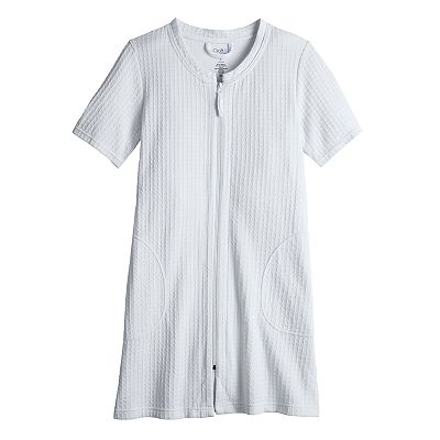Women's Croft & Barrow Zip Front Robe