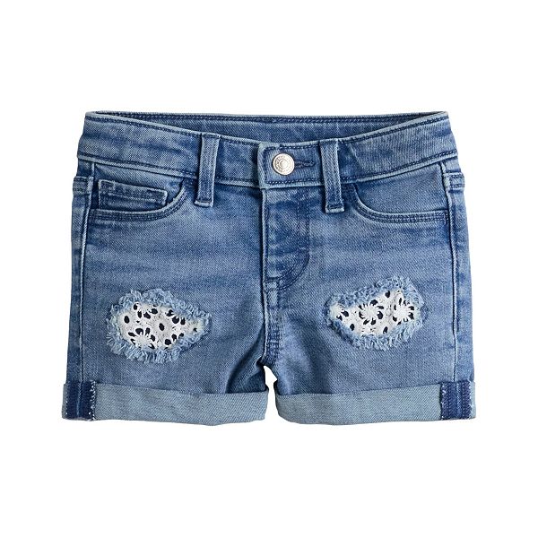 Kohls girls jean on sale shorts