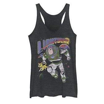 Disney / Pixar's Lightyear Buzz & Sox Juniors' Space Ranger Racerback Tank Top